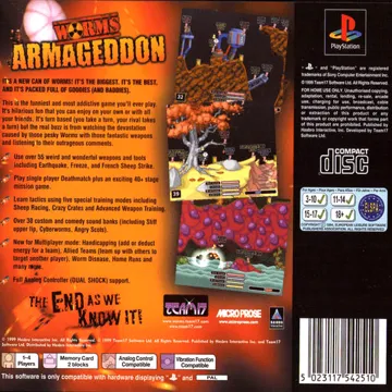 Worms Armageddon (GE) box cover back